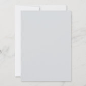 Blue Lace Mandala Wedding 招待状 (裏面)