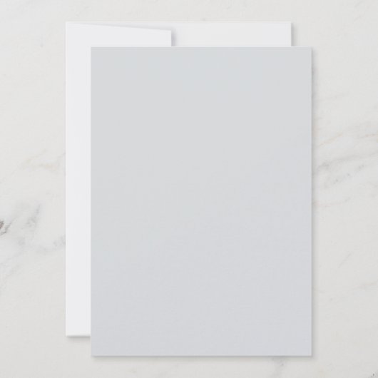 Blue Lace Mandala Wedding 招待状 (裏面)