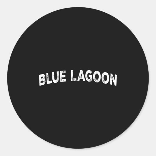 Blue Lagoon  ラウンドシール (正面)