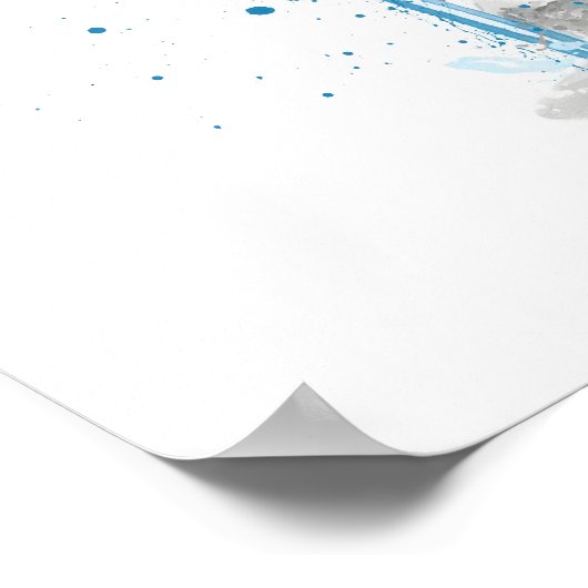 Blue Lagoon Cocktail ポスター (角)