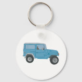 Blue Land Cruiser Keychain キーホルダー (正面)