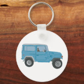 Blue Land Cruiser Keychain キーホルダー (裏面)