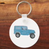 Blue Land Cruiser Keychain キーホルダー (正面)