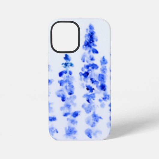 Blue Larkspur iPhone Case iPhoneケース (裏面)