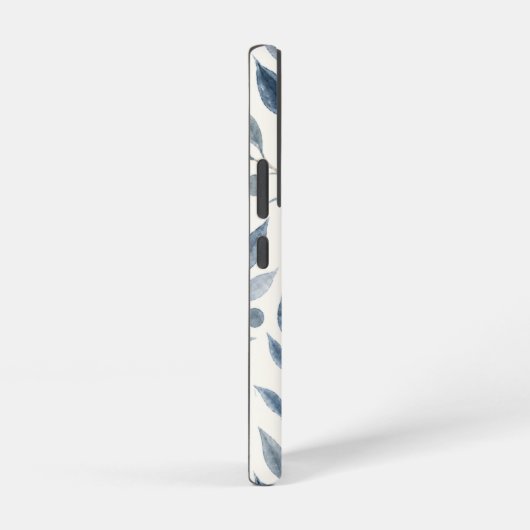 Blue Leaf Personalized  Samsung Galaxyケース (右側面)