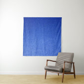 Blue leather skin texture skin タペストリー (インサイチュ(横))