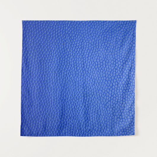 Blue leather skin texture skin タペストリー (正面)