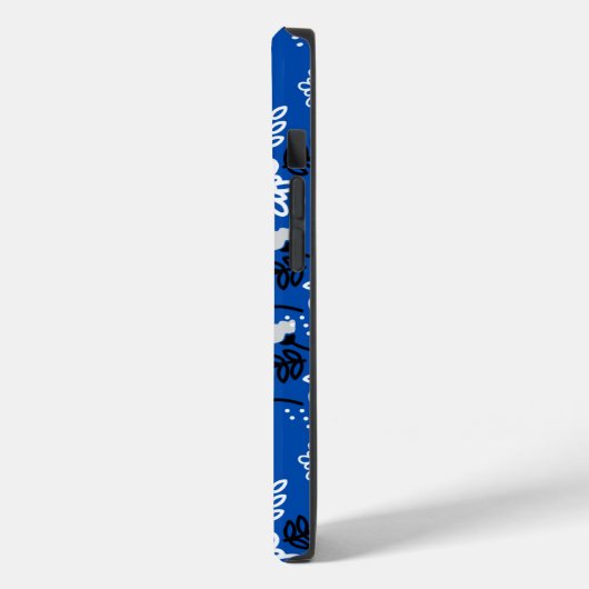 Blue leaves romantic garden Case-Mate iPhoneケース (裏面 / 左)