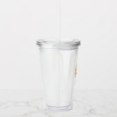 Blue Lemon Float: Smiling Bichon Cotton Candy アクリルタンブラー (右)