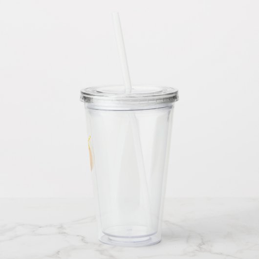 Blue Lemon Float: Smiling Bichon Cotton Candy アクリルタンブラー (左)