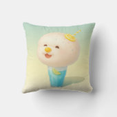 Blue Lemon Float: Smiling Bichon Cotton Candy クッション (裏面)