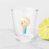 Blue Lemon Float: Smiling Bichon Cotton Candy ショットグラス (正面)