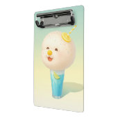 Blue Lemon Float: Smiling Bichon Cotton Candy ミニクリップボード (アングル2)