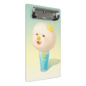 Blue Lemon Float: Smiling Bichon Cotton Candy ミニクリップボード (アングル)