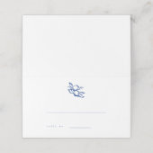 Blue Lemons Doodle Wedding Escort Cards プレイスカード (外部開封)