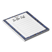 Blue Leopard To-Doリスト ノートパッド (アングル)