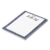 Blue Leopard To-Doリスト ノートパッド (回転)