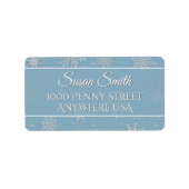 Blue Let it Snow ラベル (正面)