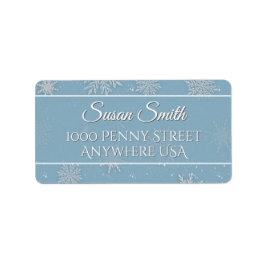 Blue Let it Snow ラベル