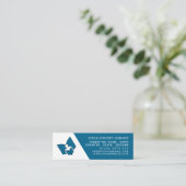 Blue Libraryユニークブックマーク名刺 スキニー名刺 (スタンド正面)