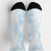 Blue & light blue socks ソックス (上部)