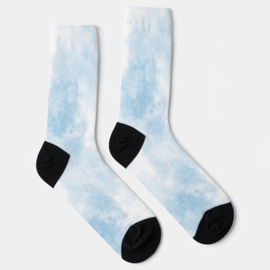 Blue & light blue socks ソックス (右)