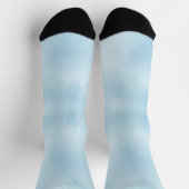 Blue & light blue socks ソックス (上部)