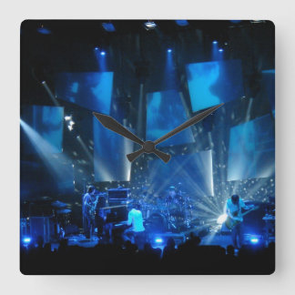 blue light effects concert スクエア壁時計
