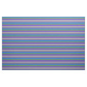 Blue, Lime & Magenta Retro Stripes ファブリック (ヤード)