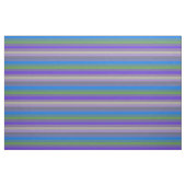 Blue, Lime & Magenta Retro Stripes ファブリック (ファットクウォーター)