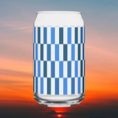 Blue Line Flow Can Glass  ガラス缶