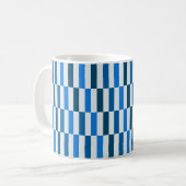 Blue Line Flow Classic Mug  コーヒーマグカップ (正面左)