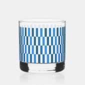 Blue Line Flow Rocks Glass  ウイスキーグラス (正面)