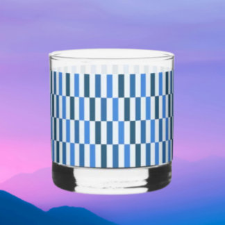 Blue Line Flow Rocks Glass ウイスキーグラス