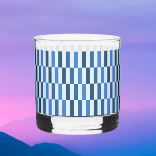 Blue Line Flow Rocks Glass  ウイスキーグラス