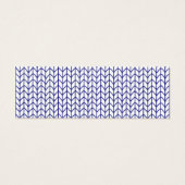 BLUE LINE KNIT ミニ名刺 (裏面)