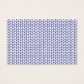 BLUE LINE KNIT ユーロサイズ名刺 (裏面)