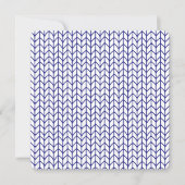 BLUE LINE KNIT 5.25"スクエア フラットカード カード (正面)