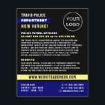 Blue Line & Logo、警察職員、Law Recruitment チラシ<br><div class="desc">Blue Line & Logo、警察官、Law Recruitment Flyer by The Business Card Store.</div>