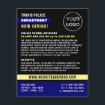 Blue Line & Logo、警察職員、Law Recruitment チラシ<br><div class="desc">Blue Line & Logo、警察官、Law Recruitment Flyer by The Business Card Store.</div>