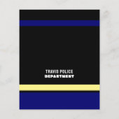 Blue Line & Siren、警察官の募集 チラシ (裏面)