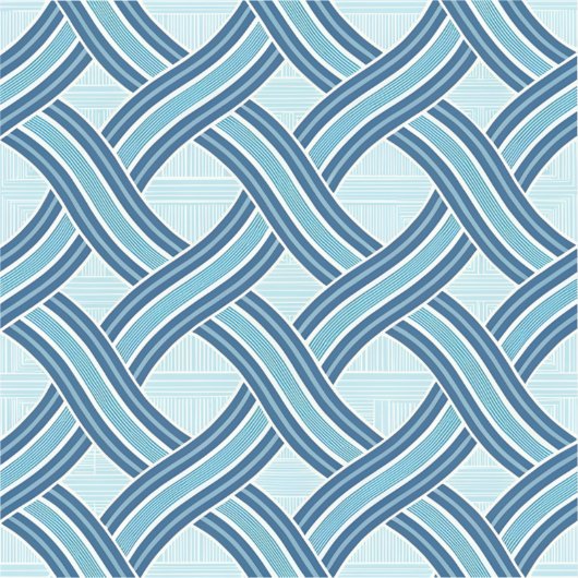 Blue Lines Pattern シール (正面)