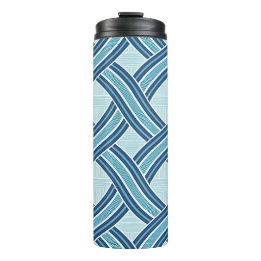 Blue Lines Pattern タンブラー (正面)