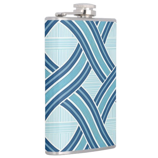 Blue Lines Pattern フラスク (右)
