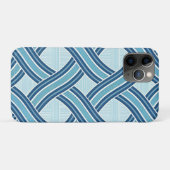 Blue Lines Pattern Case-Mate iPhoneケース (裏面(横))