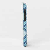 Blue Lines Pattern Case-Mate iPhoneケース (裏面/左)