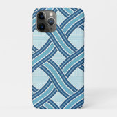 Blue Lines Pattern Case-Mate iPhoneケース (裏)