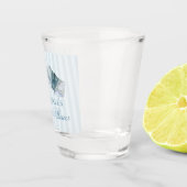 Blue Lingerie Shower Bachelorette Party Favor ショットグラス (右)