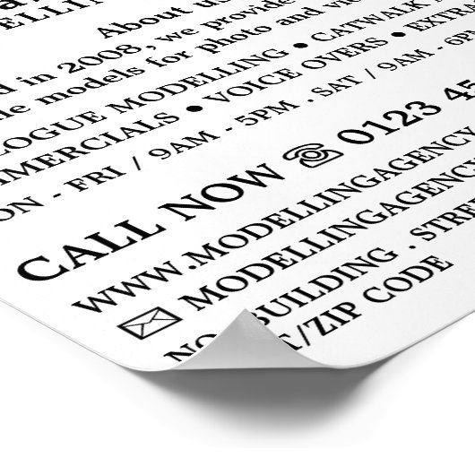 Blue Lips、Modeling Agency、Model Agent ポスター (角)