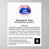Blue Lips、Modeling Agency、Model Agent ポスター (正面)